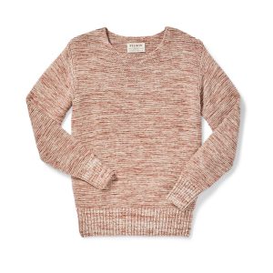 Wmn's Lake Quinault Crewneck Sweater - Natural Clay Melange