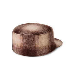 Alternative view of Mackinaw Wool Cap - Brown / Tan Ombre