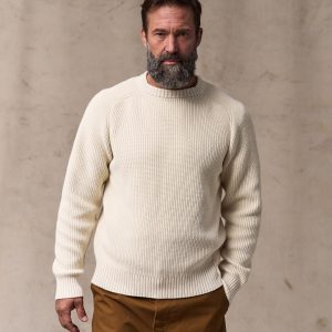 Vintage Cotton Crewneck Sweater - Natural