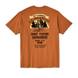 Alternative view of Frontier Graphic T-shirt - Bourbon / Tournament