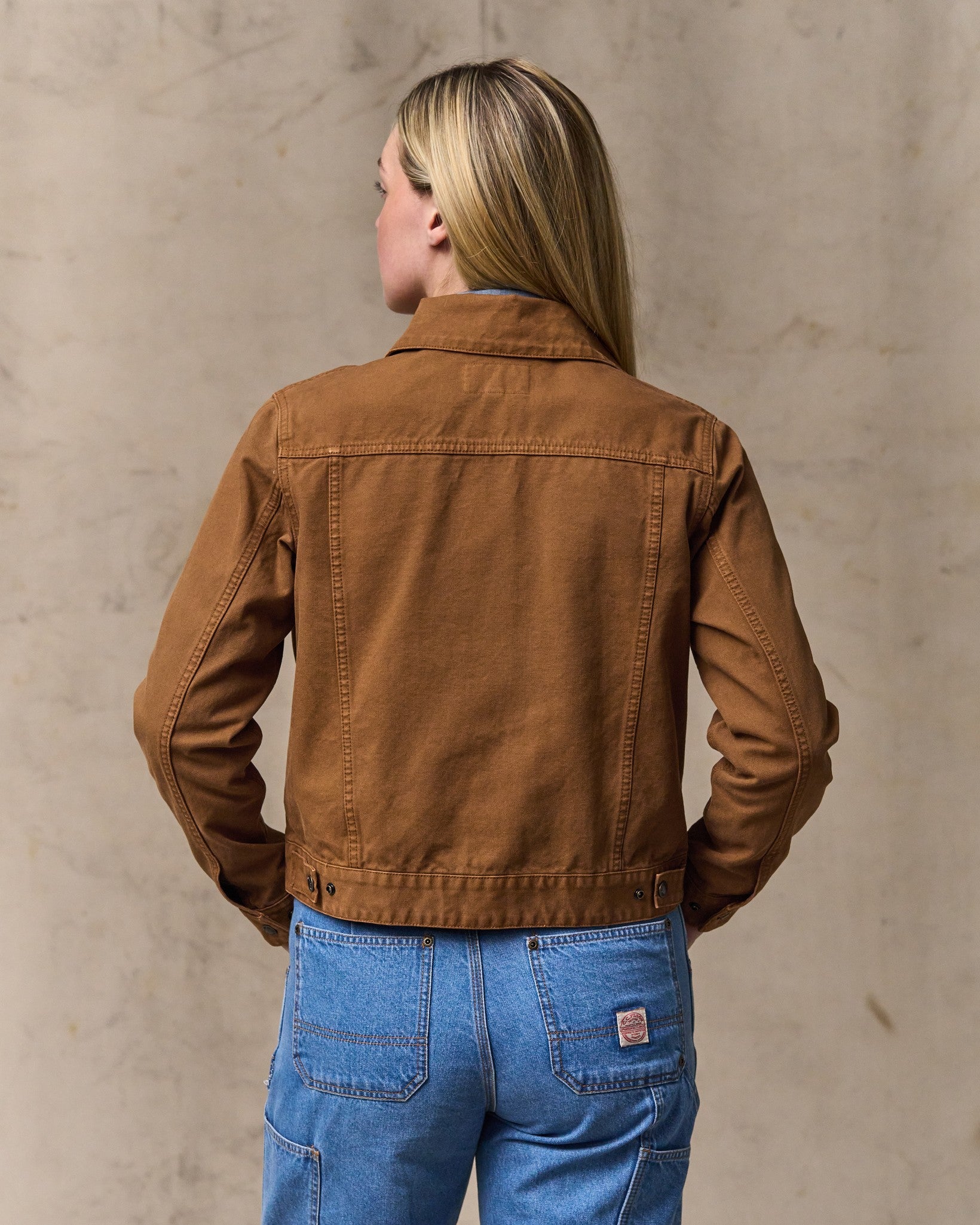 Women's Canvas Short Cruiser Jacket - Harvest Tan - Image 2