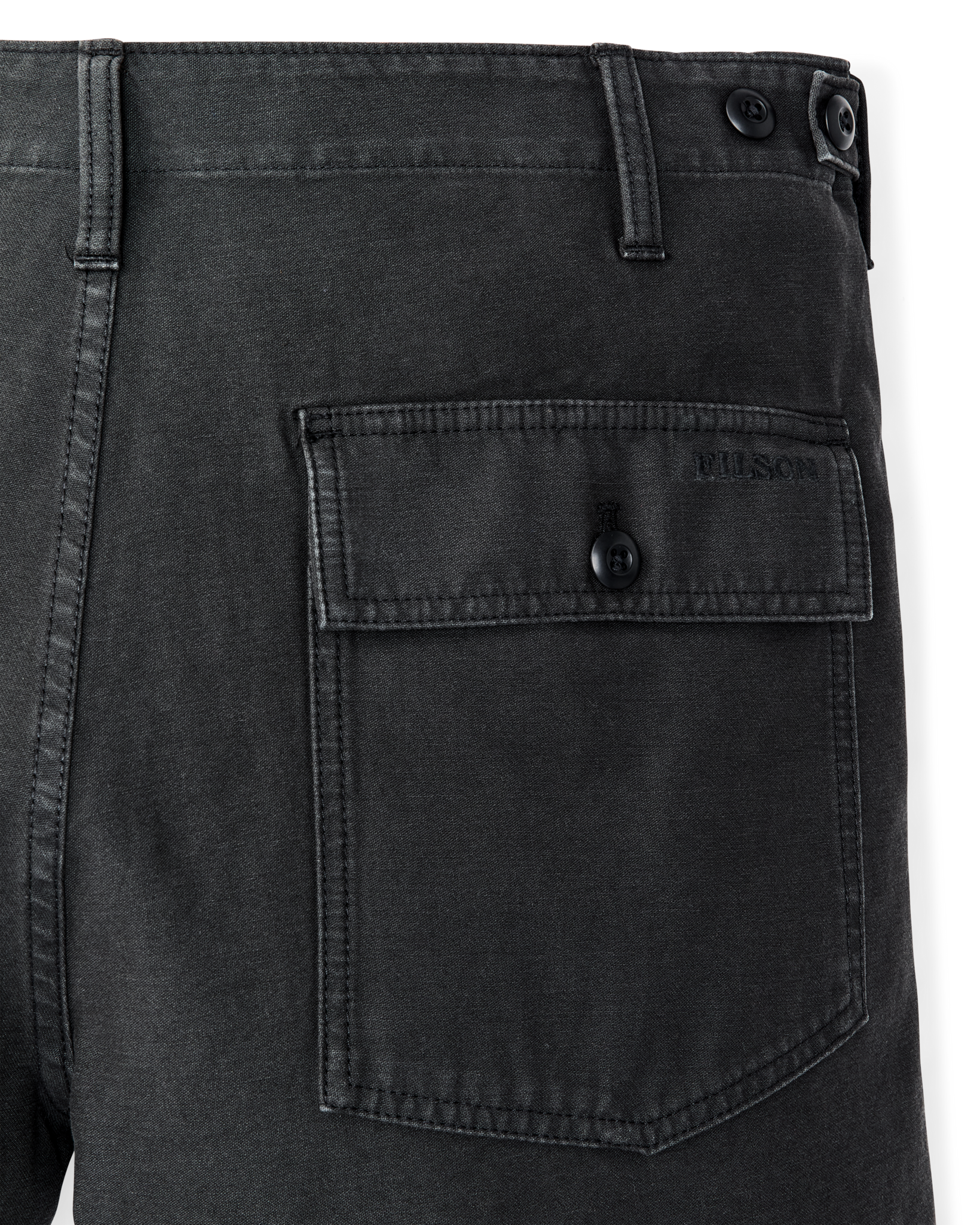 Field Supply Shorts - Washed Faded Black - Image 8
