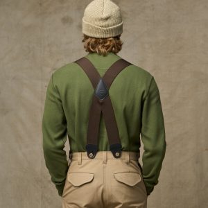 Alternative view of Filson Logger Suspenders - Dark Brown