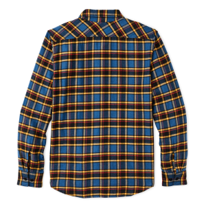 Alternative view of The Rangeland Flannel Shirt - Blue / Yellow / Multi Plaid