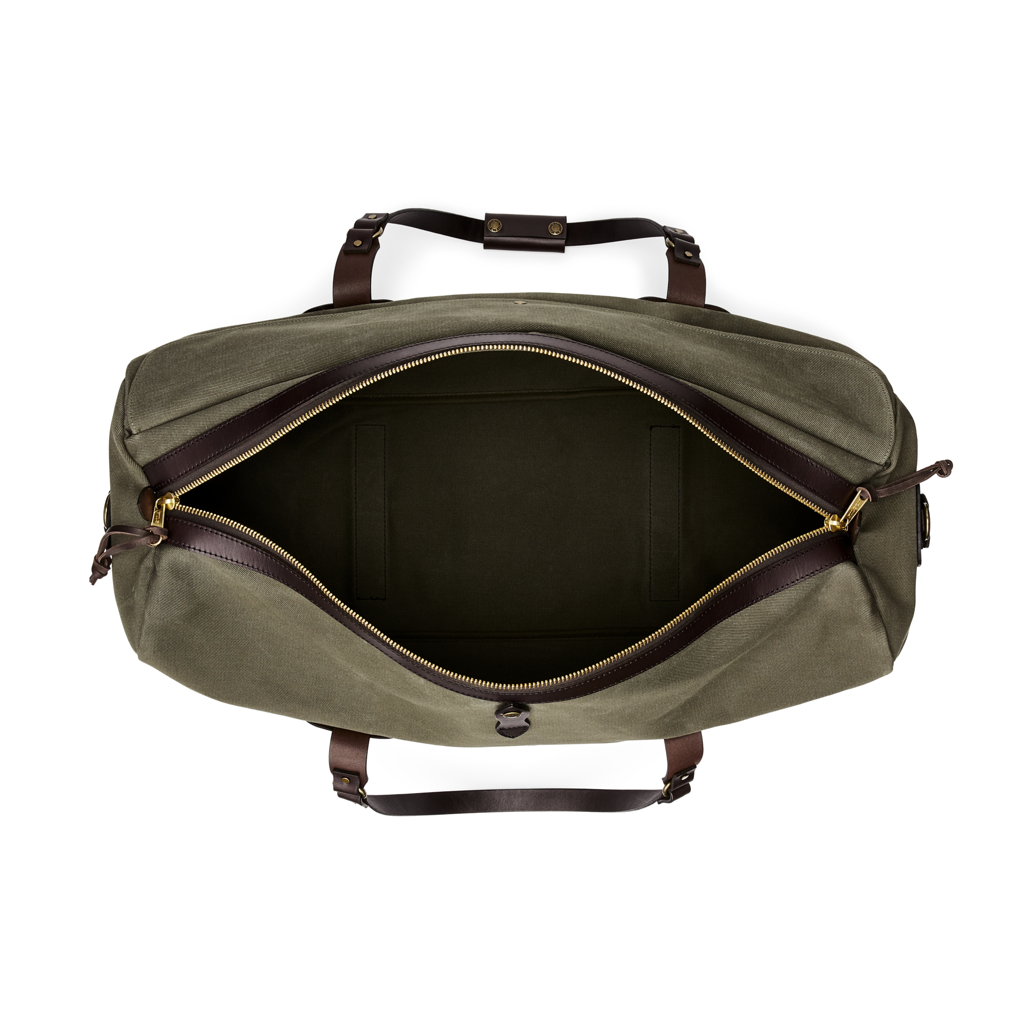 Large Rugged Twill Duffle Bag - Otter Green - Image 7