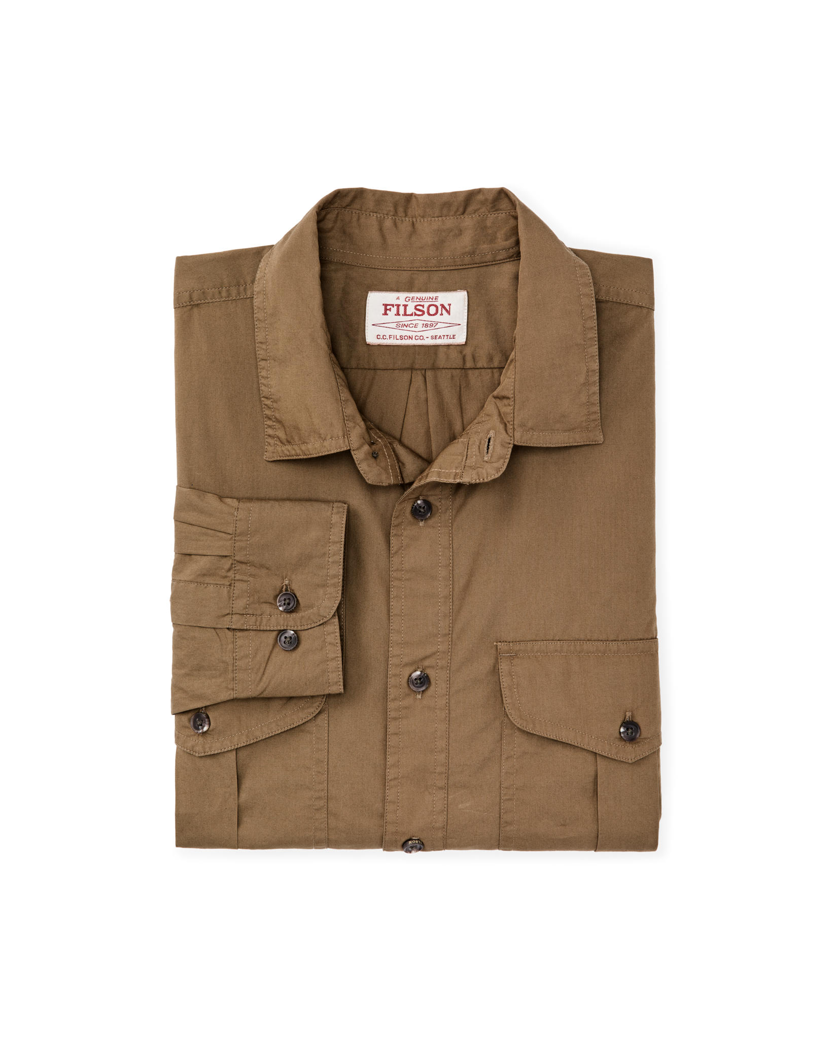 Washed Feather Cloth Shirt - Rugged Tan - Image 3