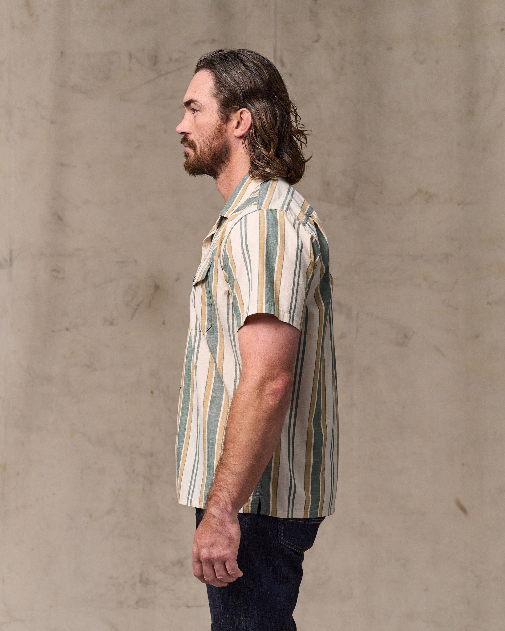 Chambray Camp Shirt - Natural / Khaki - Image 3
