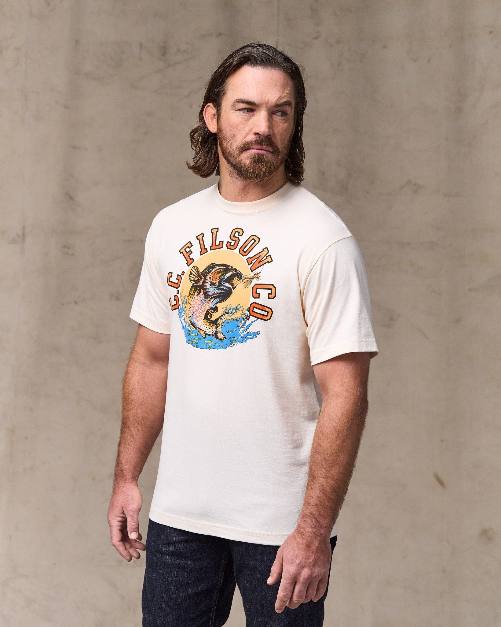 Dry Fly Graphic T-Shirt - Basswood - Image 4