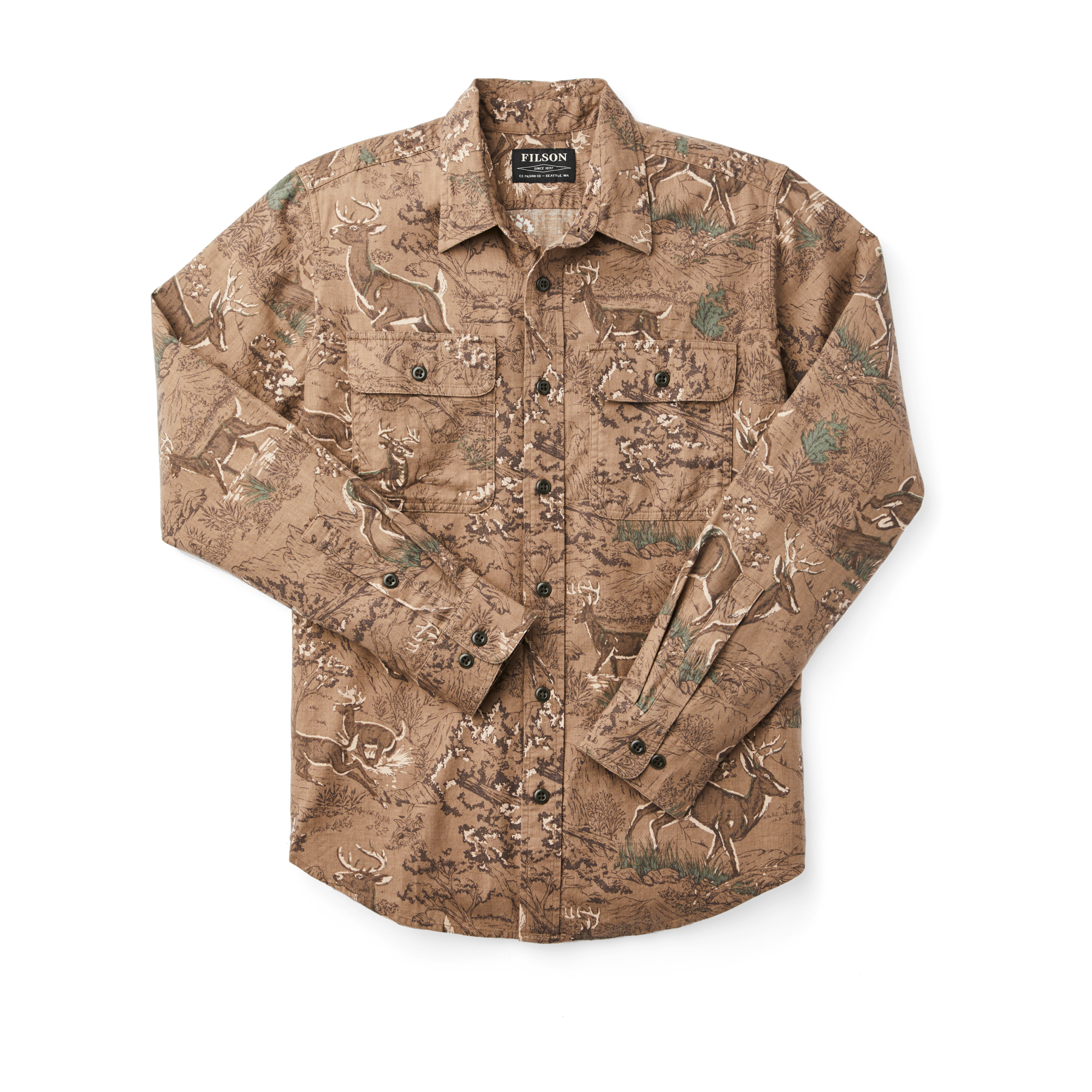 Scout Shirt (fast Track ) - Brown (deer Print) - Image 2