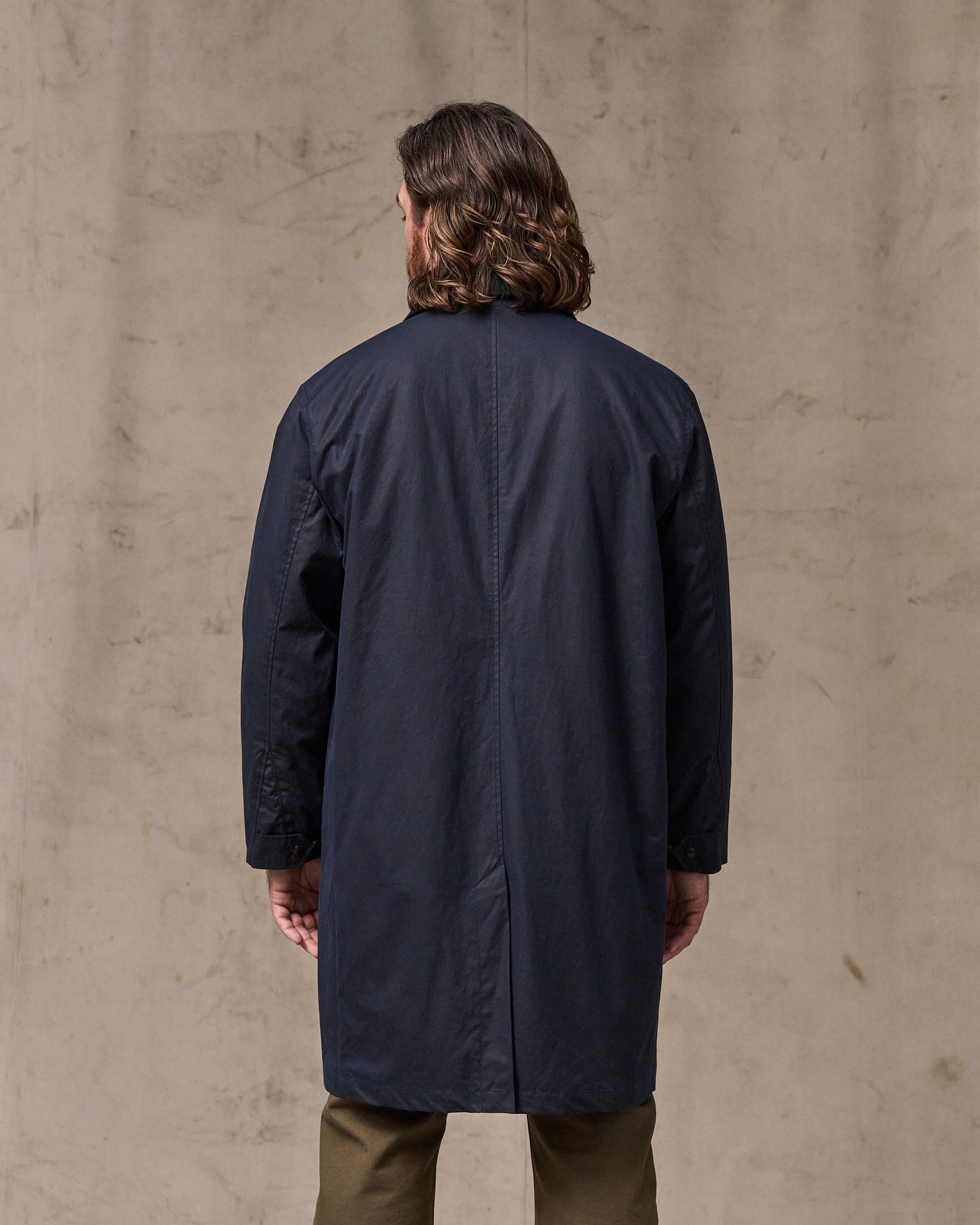 Cover Cloth Trench Coat - Harbor Blue - Image 2