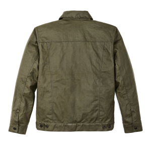 Alternative view of Tin Cloth Short Lined Cruiser Jacket - Military Green