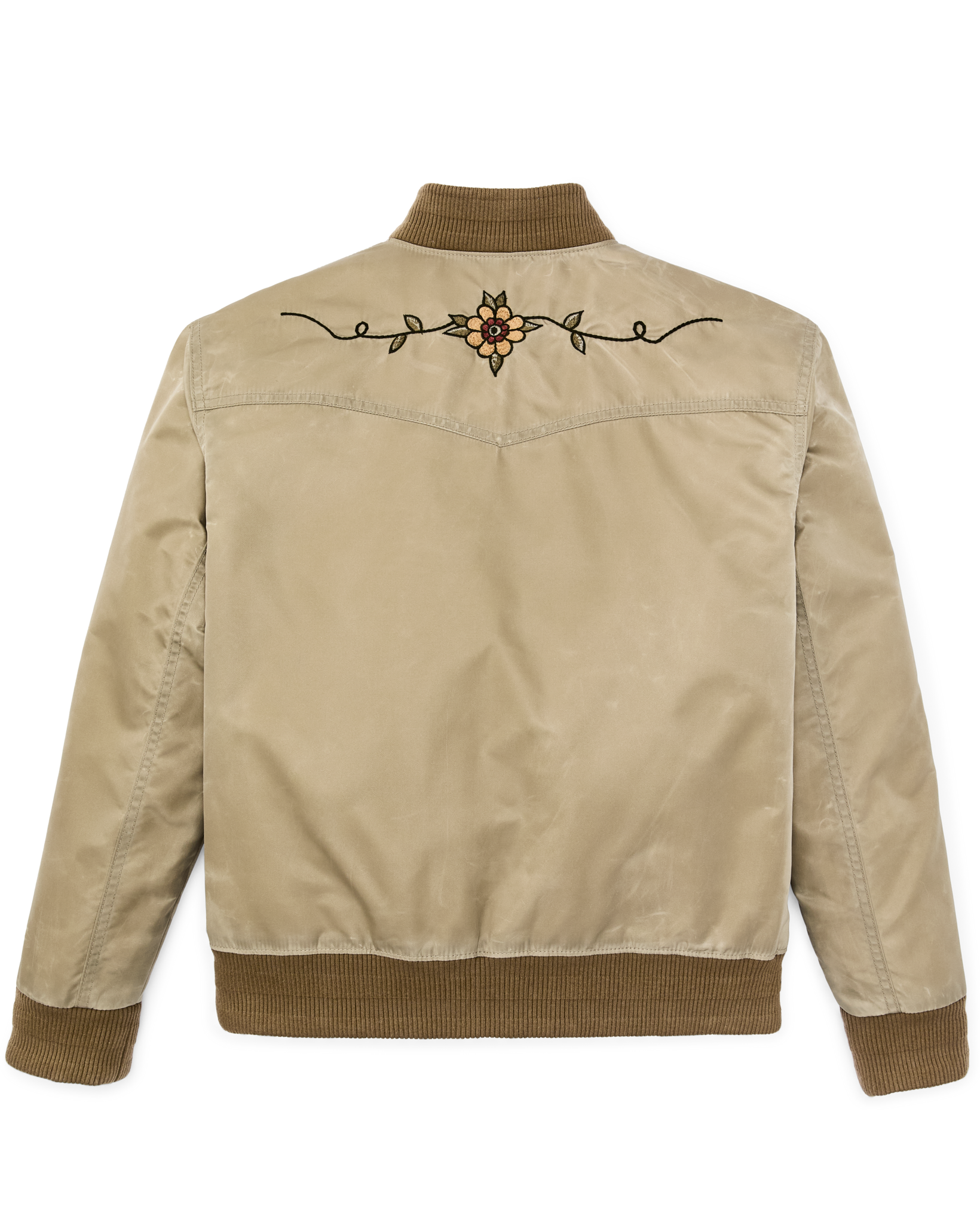Women's Western Satin Jacket - Silver Sage - Image 6