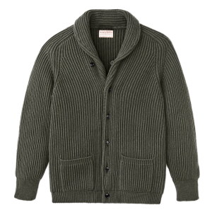 Bristol Cardigan Sweater - Forest Green Heather