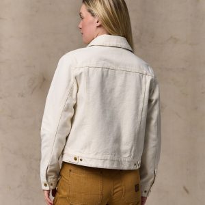 Alternative view of Women's Canvas Short Cruiser Jacket - Natural Seed