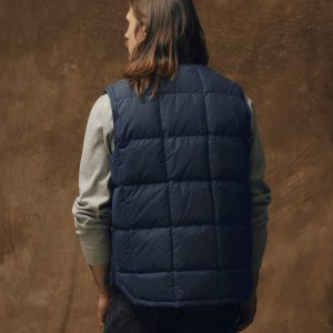 Alternative view of Waxed Down Vest - Night Sky