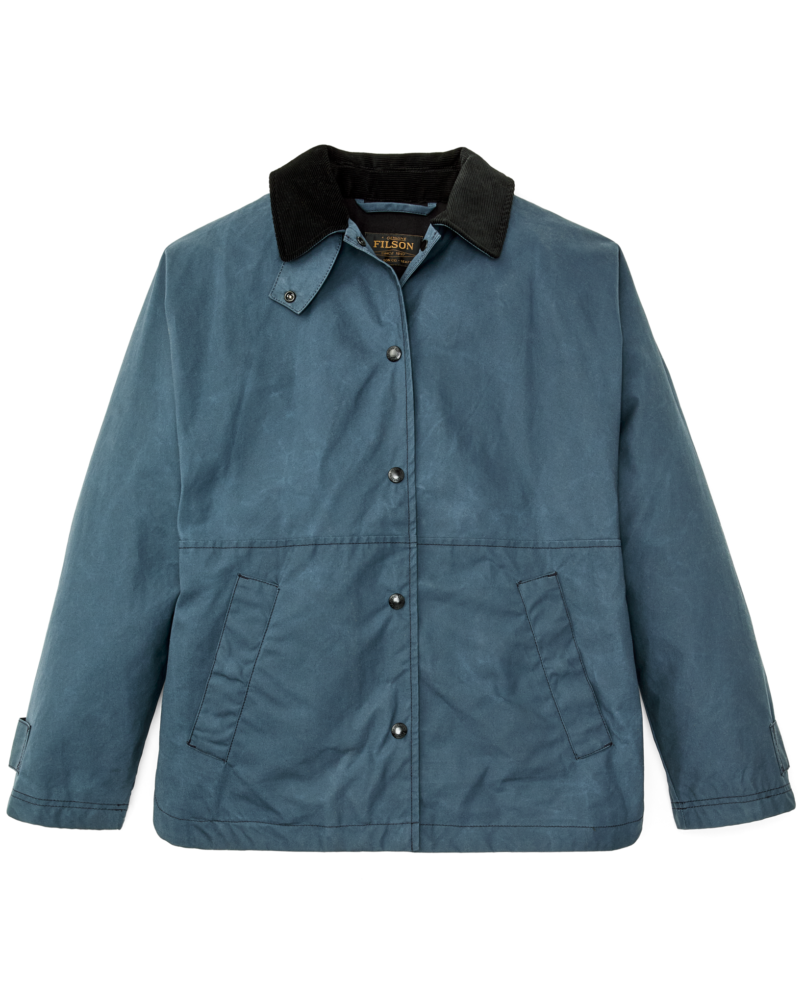 Women's Harbor Front Waxed Jacket - Navy - Image 3