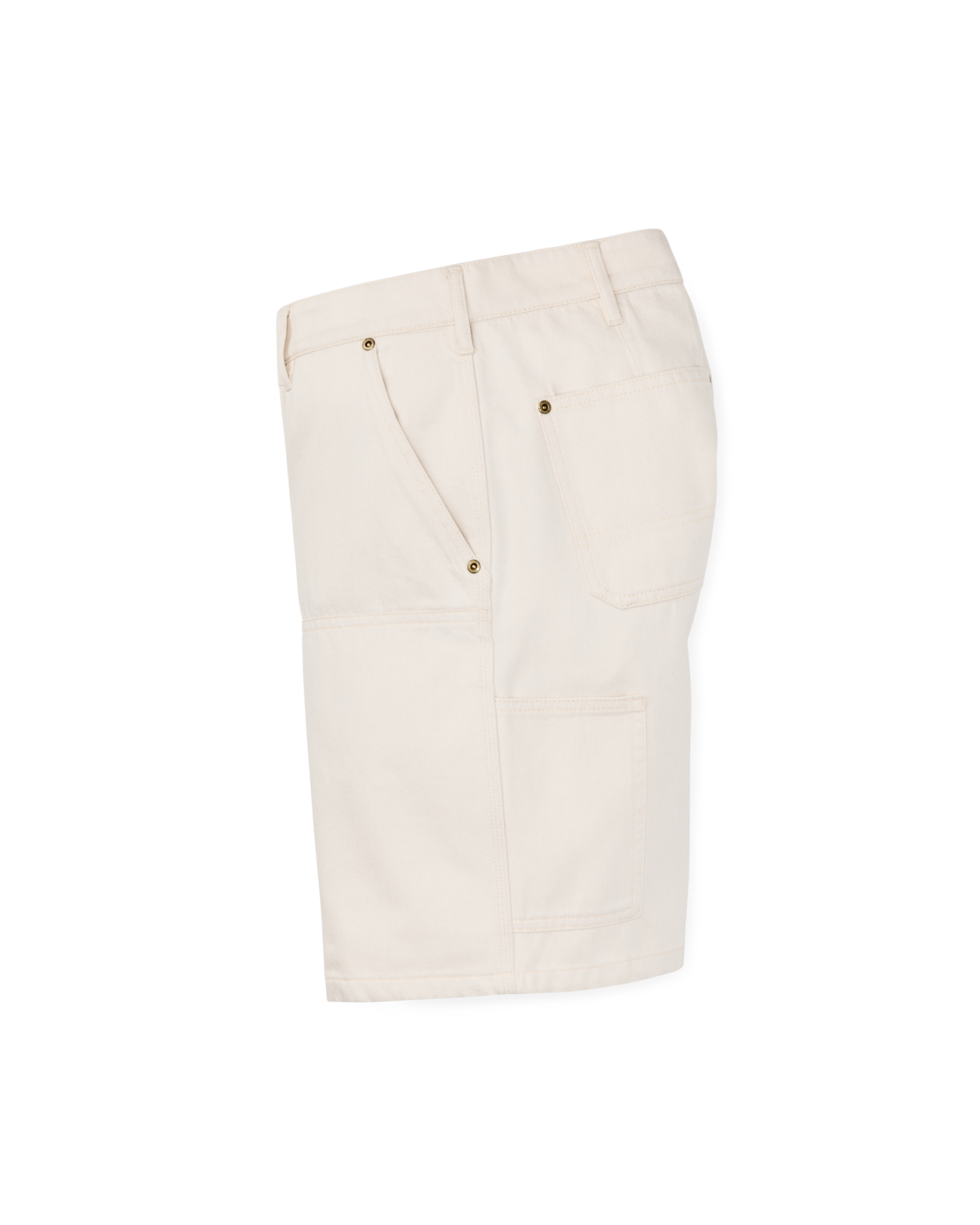 Women's 11-oz. Denim Work Shorts - Natural Seed - Image 7