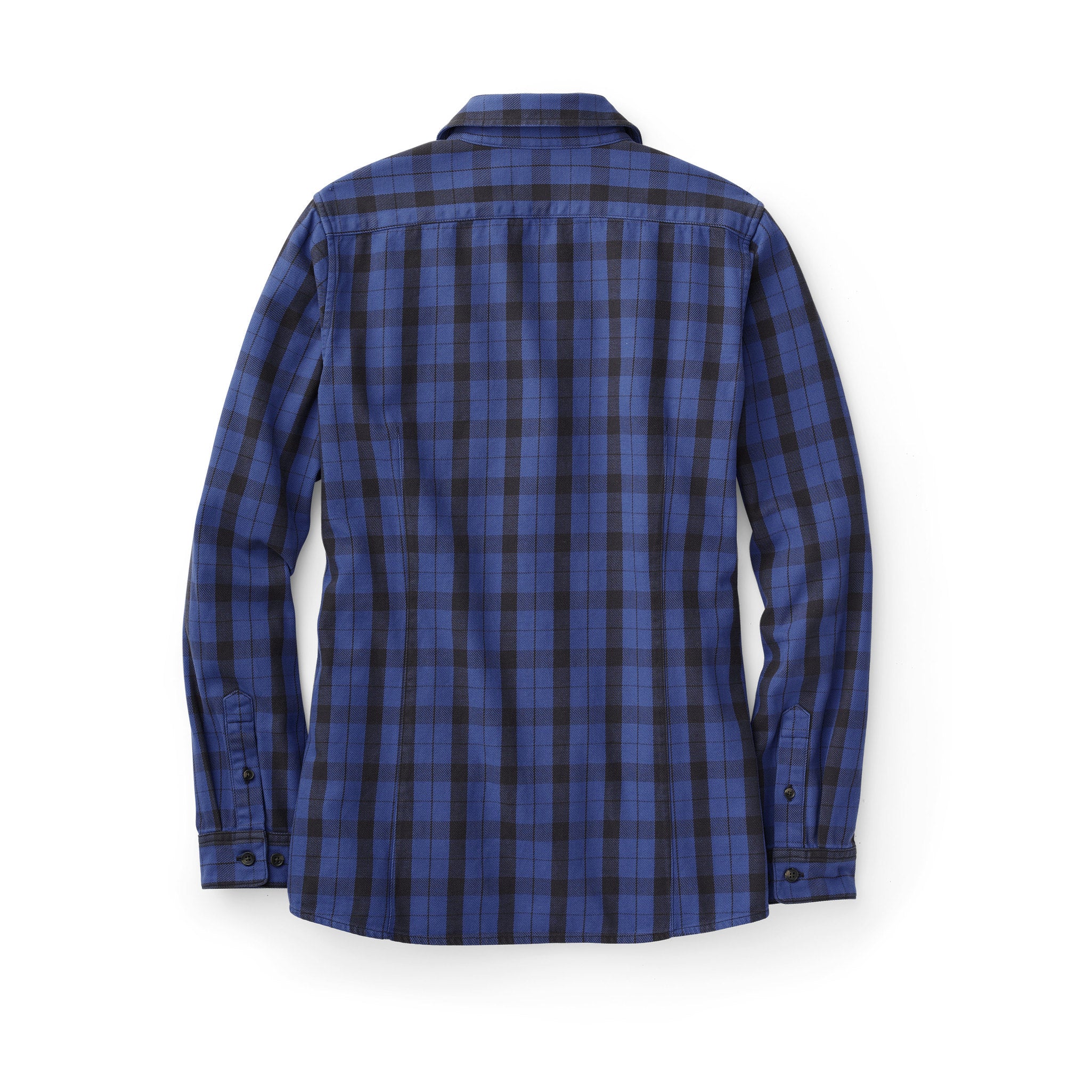 Women's Vintage Wash Alaskan Guide Shirt - Cobalt/black - Image 4