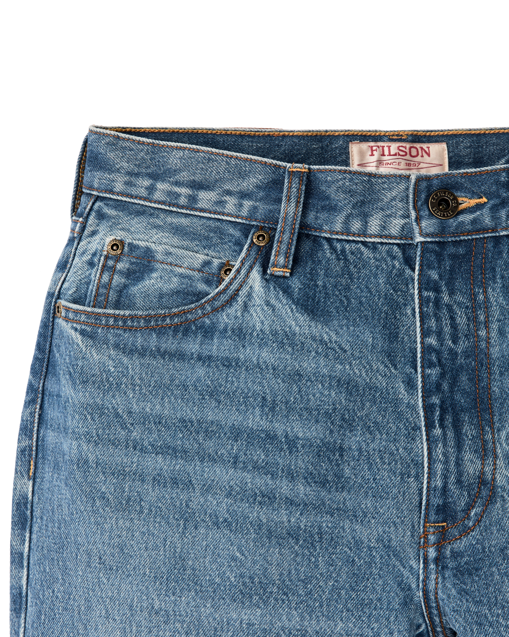 Women's 14-oz. Straight-Leg Jeans - Vintage Indigo - Image 7