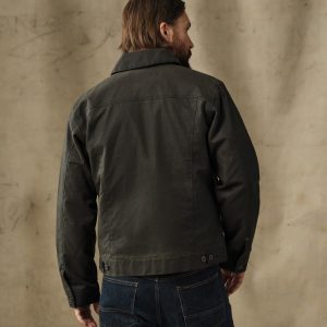 Alternative view of Tin Cloth Short Lined Cruiser Jacket - Beluga