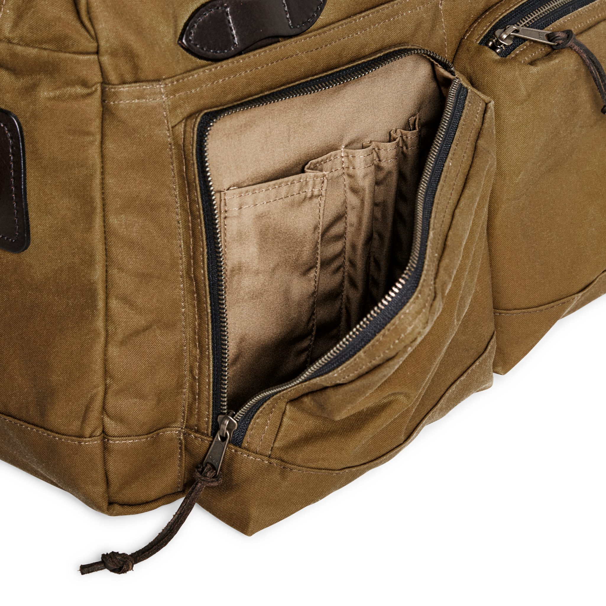 48 Hour Tin Cloth Duffle Bag - Dark Tan - Image 8