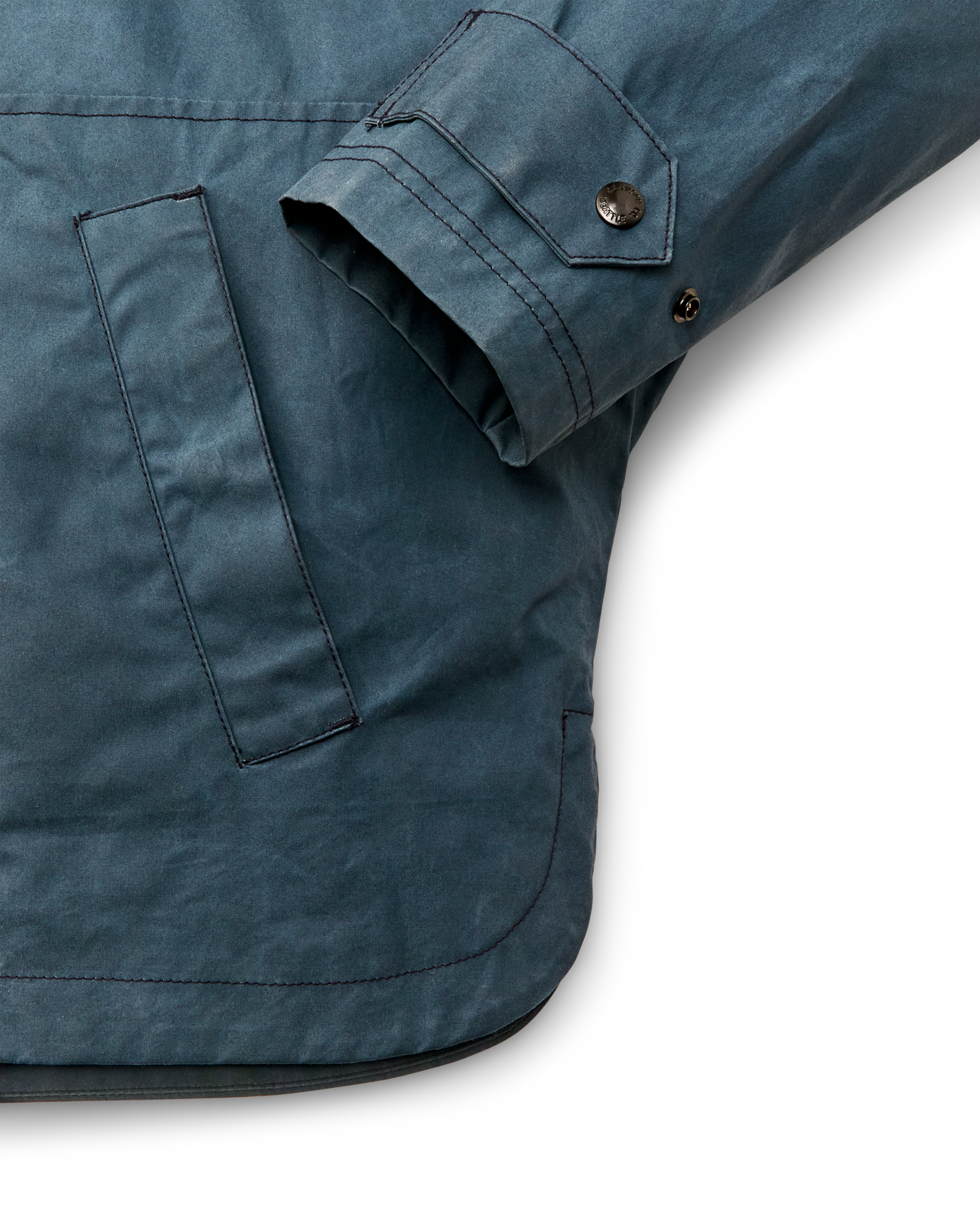 Women's Harbor Front Waxed Jacket - Navy - Image 8