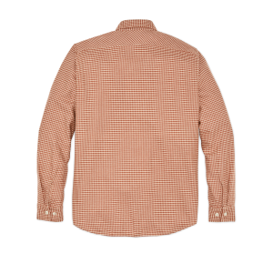 Alternative view of The Rangeland Flannel Shirt - Salmon / Oat Houndstooth