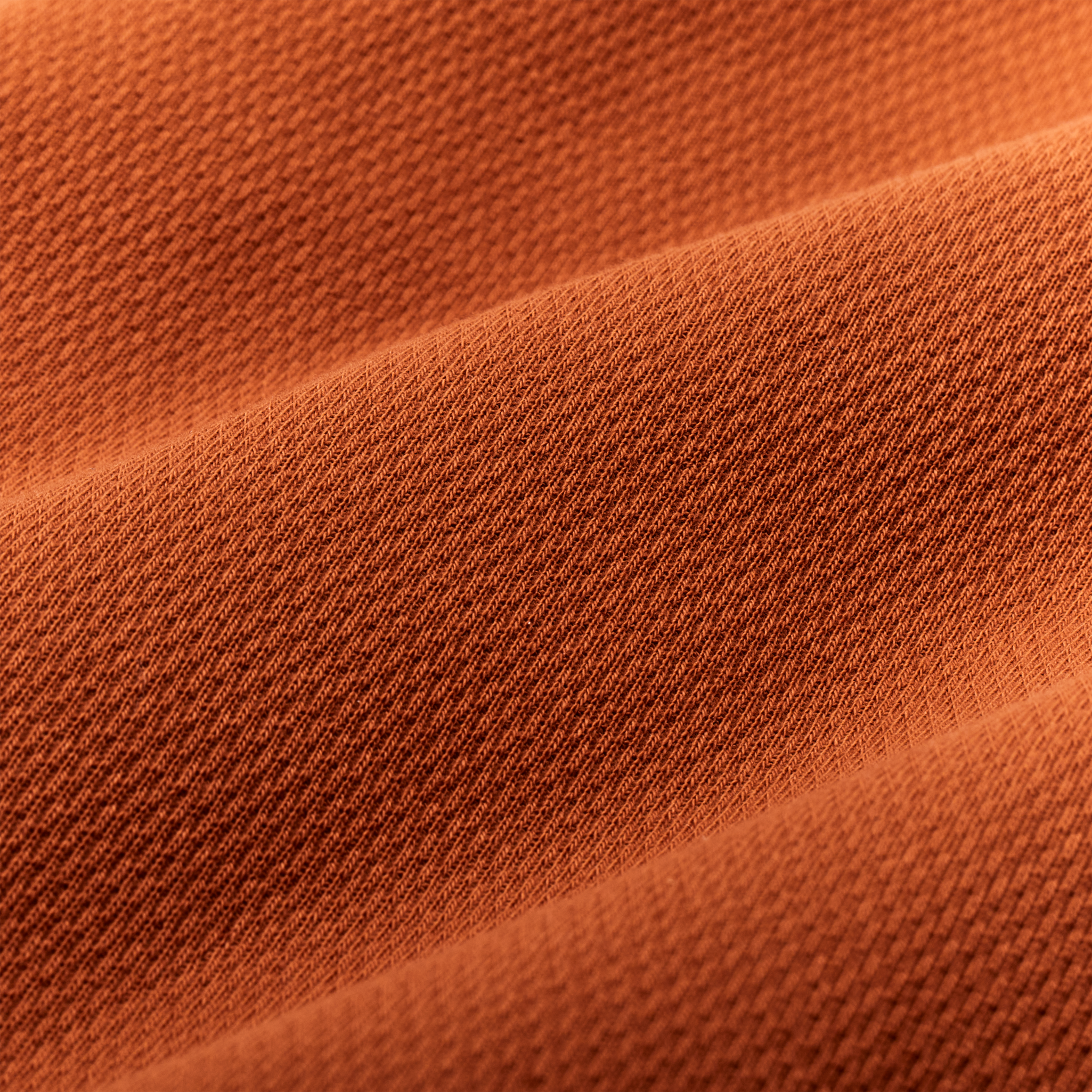 Waffle Knit Henley - Rust - Image 4