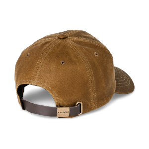 Alternative view of Waxed Low-profile Logger Cap - Dark Khaki