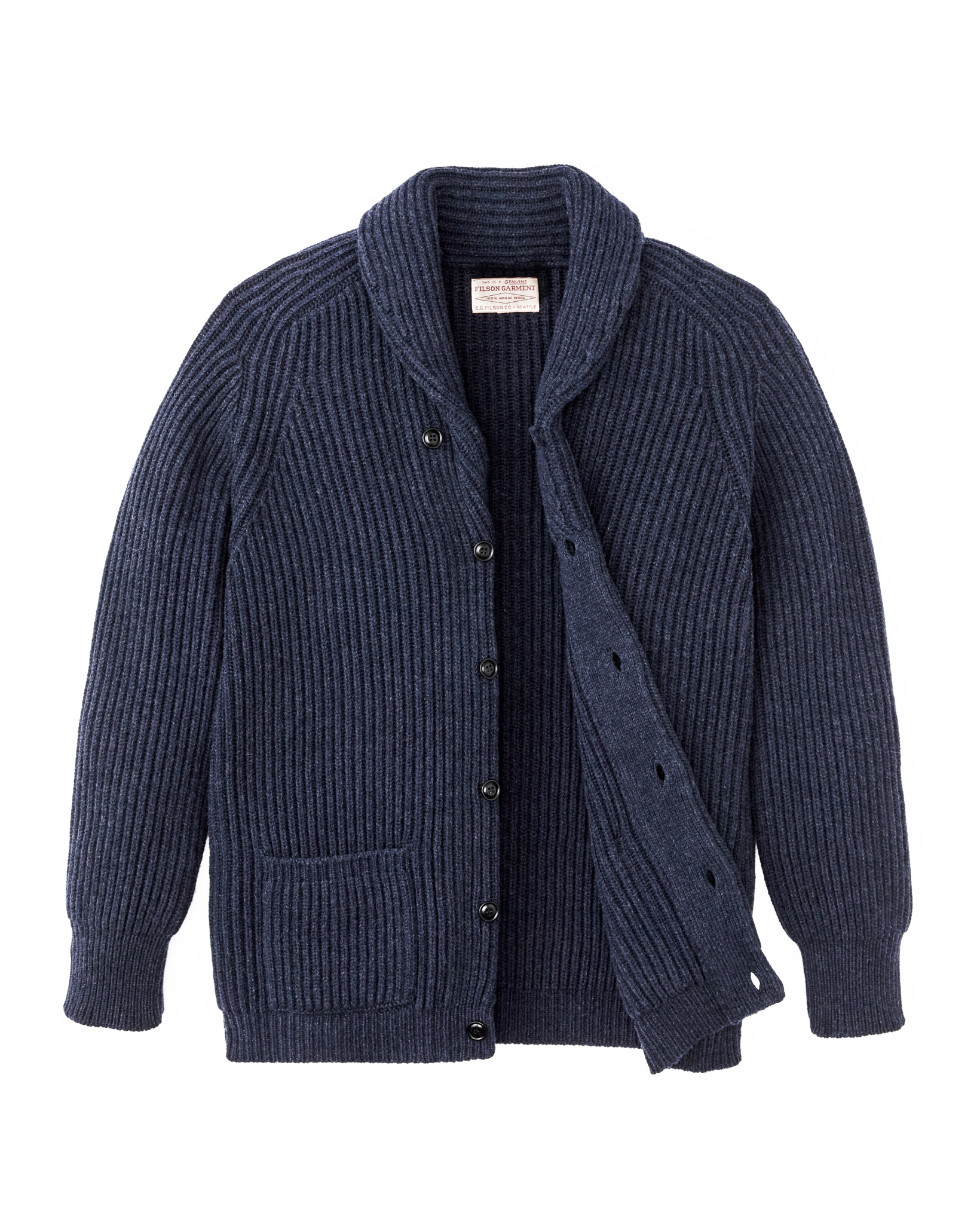 Bristol Cardigan Sweater - Navy - Image 7