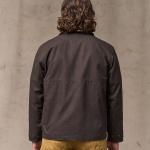 Alternative view of Dry Wax Short Field Jacket - Dark Brown