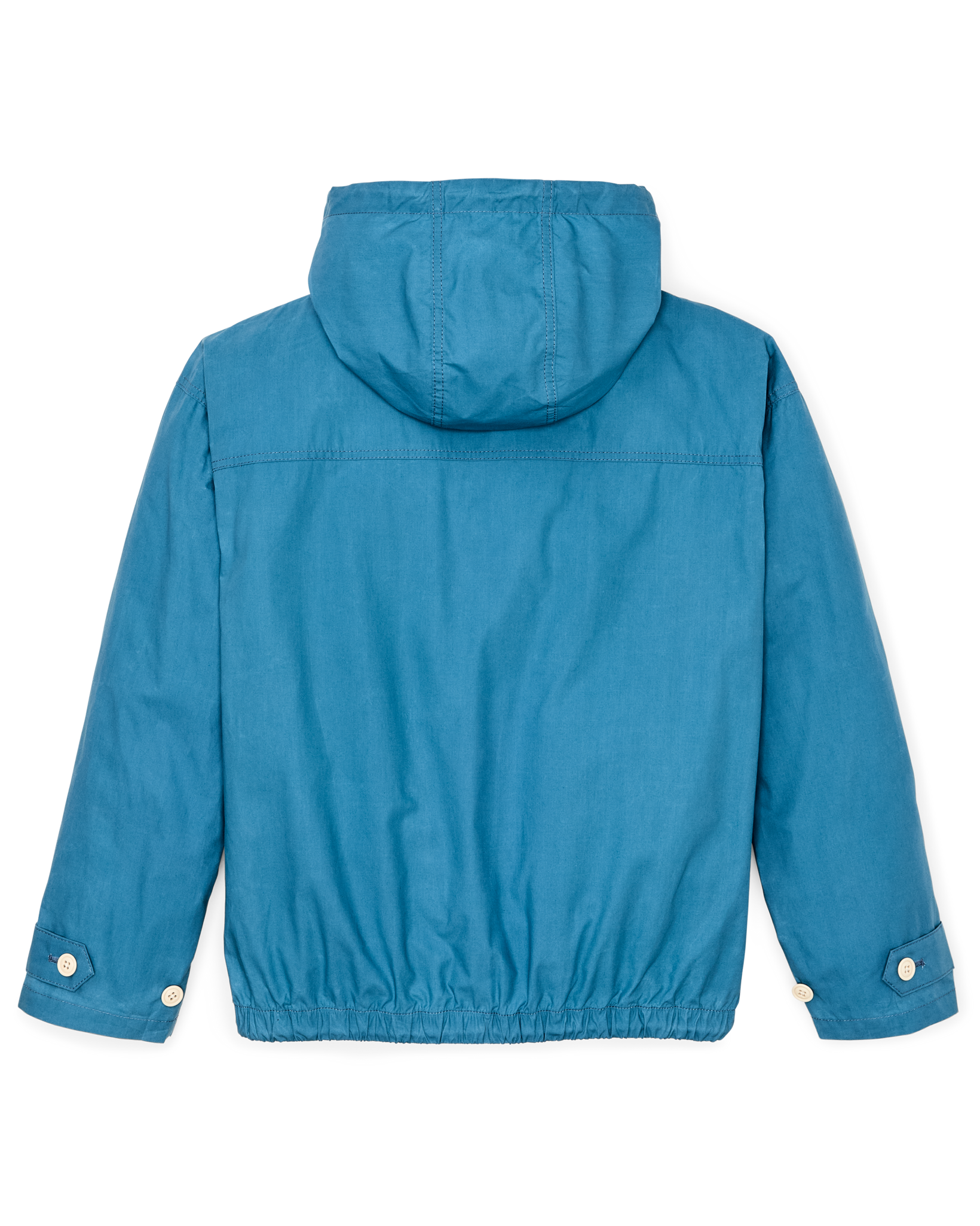 Women's Dry Wax Hooded Popover - Marine Blue - Image 4
