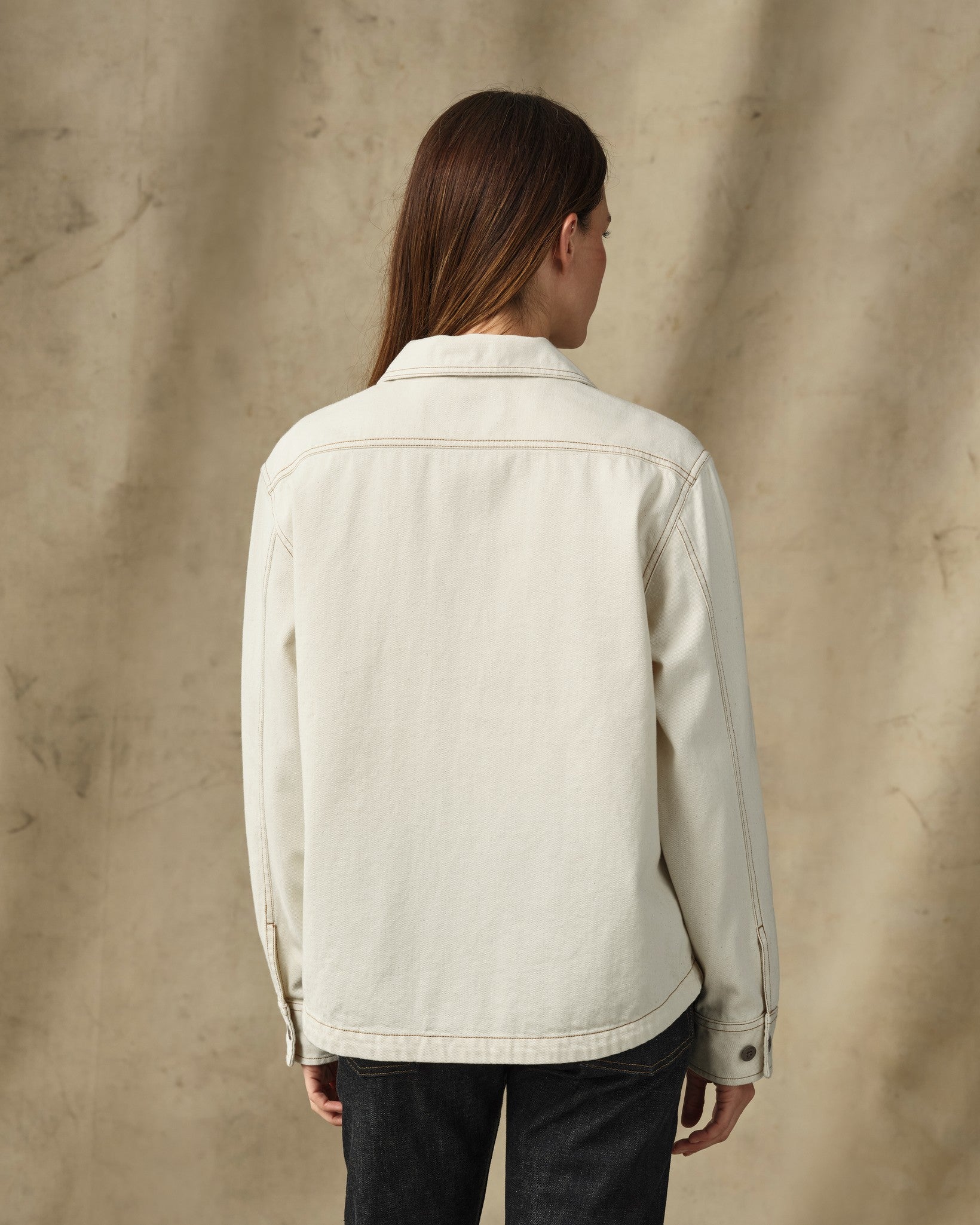Women's Denim Shirt - Natural Seed - Image 2