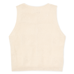 Alternative view of Women's Cotton Sweater Vest - Ivory