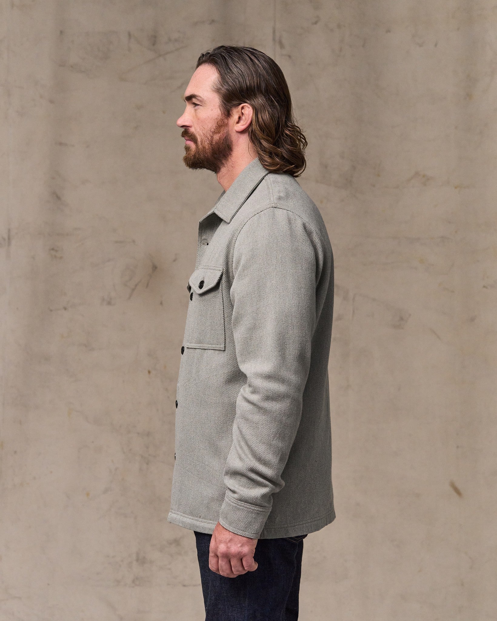 Deer Island Jac-Shirt - Heather Natural - Image 3