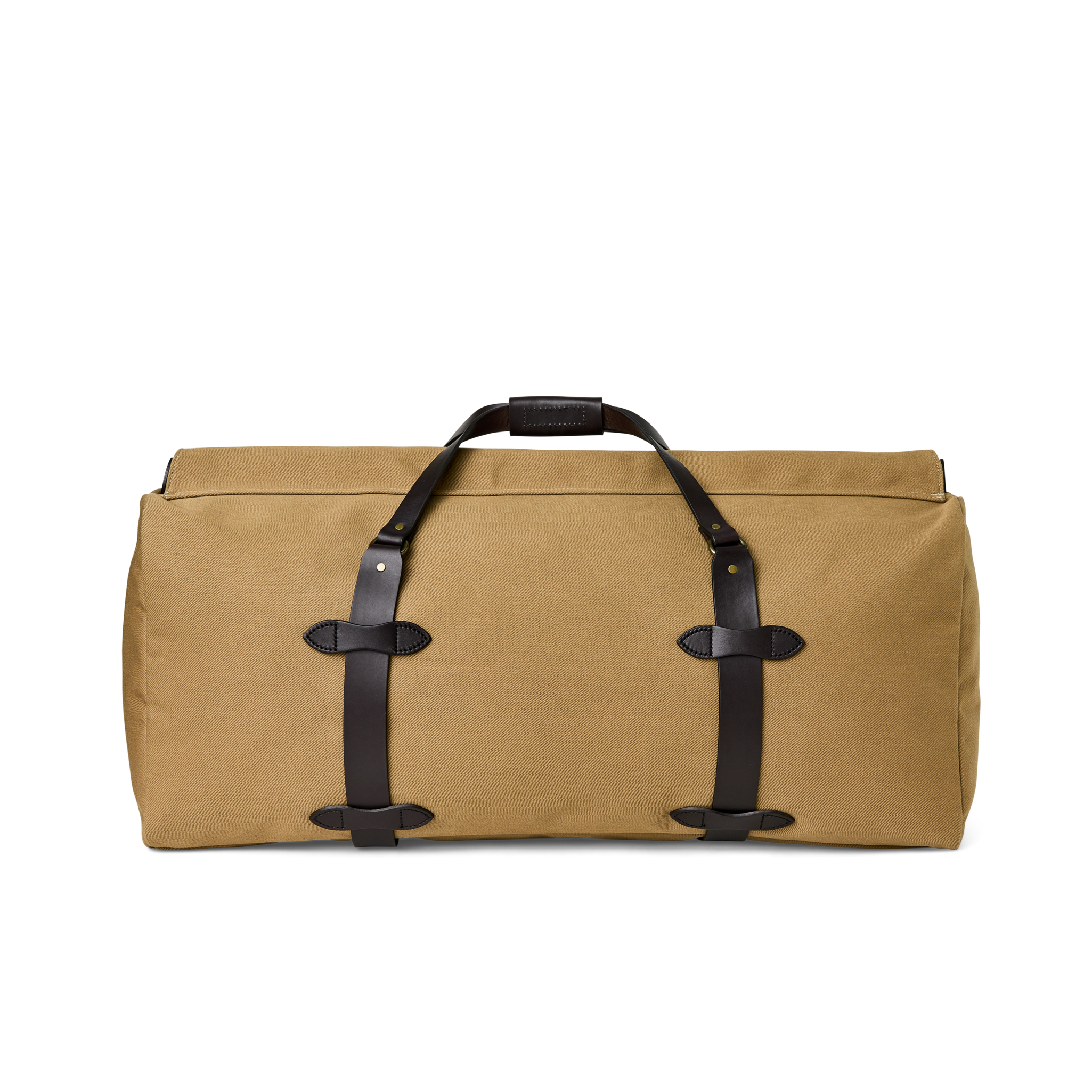 Large Rugged Twill Duffle Bag - Tan - Image 3