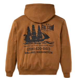 Ballard Graphic Hoodie - Whiskey