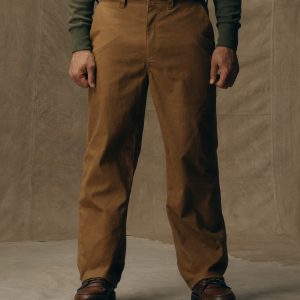 Oil Finish Single Tin Cloth Pants - Dark Tan