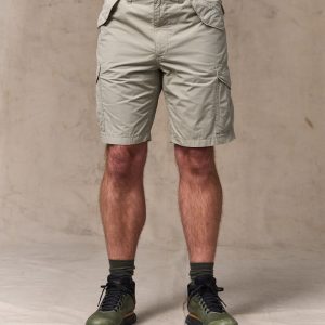 Tropical Poplin Cargo Short - Dried Sage
