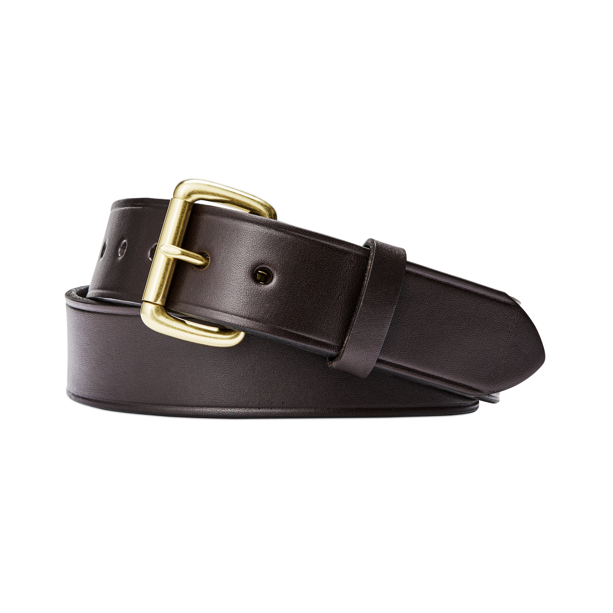 1-1/2 Bridle Leather Belt - Brown Leather - Image 2
