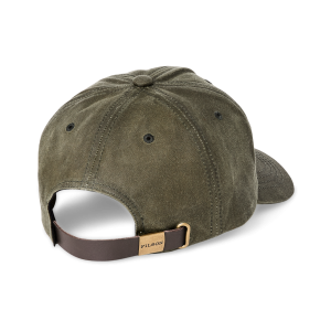 Alternative view of Waxed Low-profile Logger Cap - Otter Green