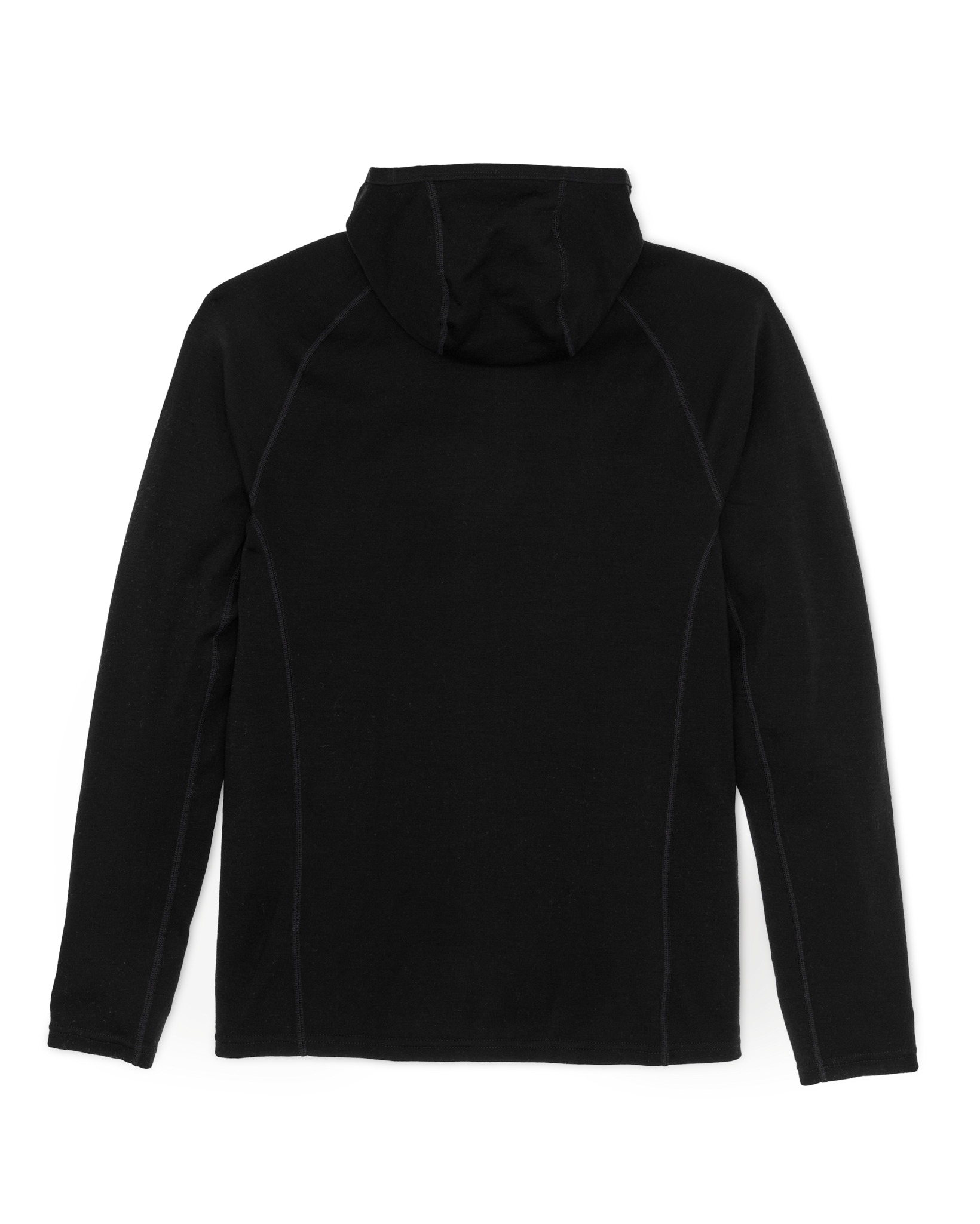 400g Merino Wool Hoodie - Black - Image 11