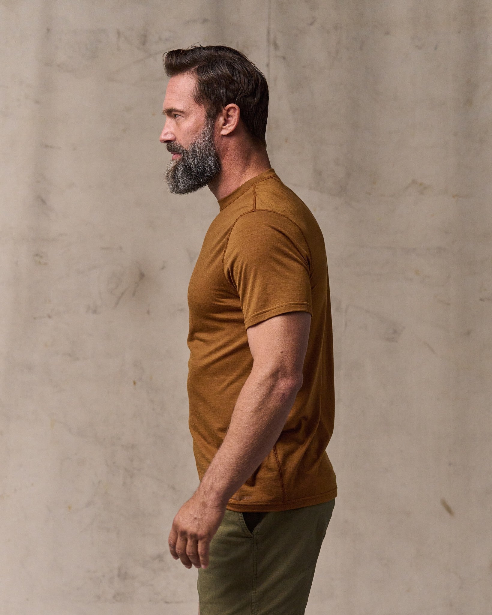 Wool-Blend UPF T-Shirt - Whiskey - Image 3
