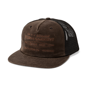 Alternative view of Diamond Trucker Mesh Cap - Brown