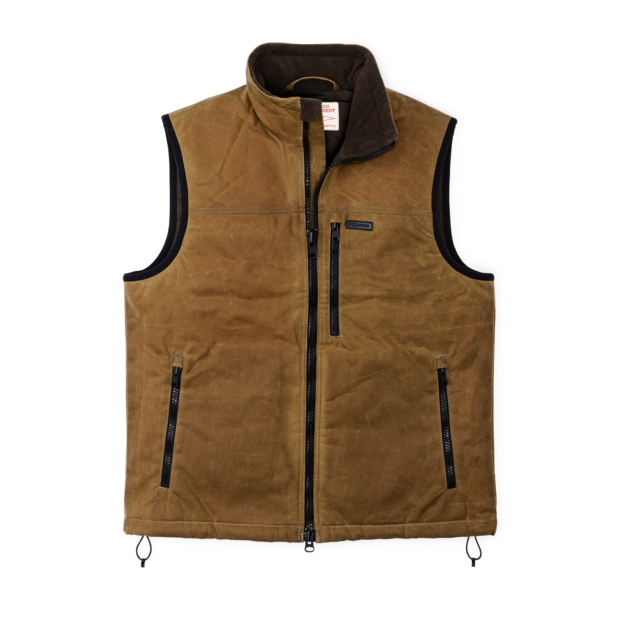 Tin Cloth Primaloft Vest - Dark Tan 2 - Image 3