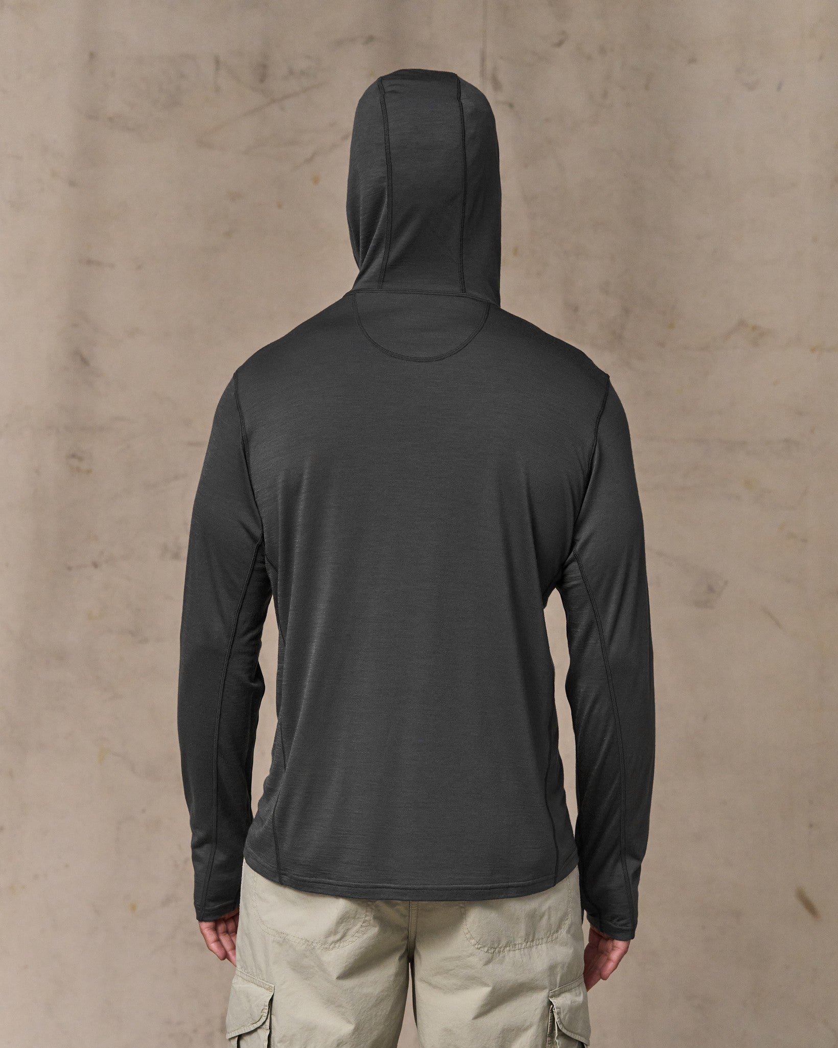 Wool-Blend UPF Hoodie - Raven - Image 5