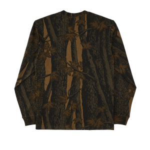 Alternative view of Long Sleeve Pioneer Graphic T-shirt - Khaki / Maple Camo