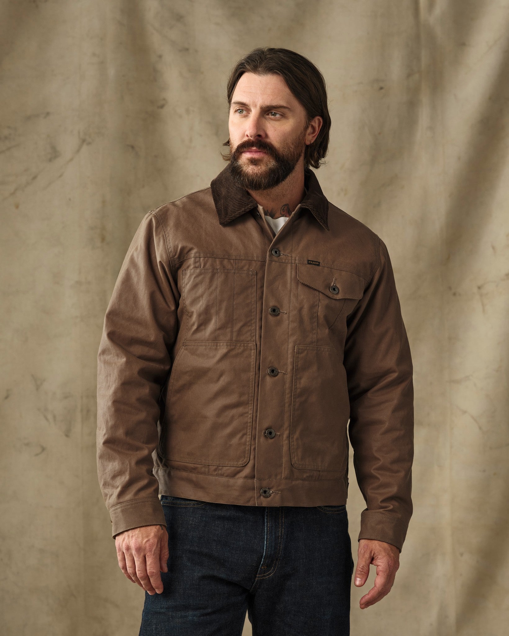 Insulated Short Cruiser Jacket - Dark Brown