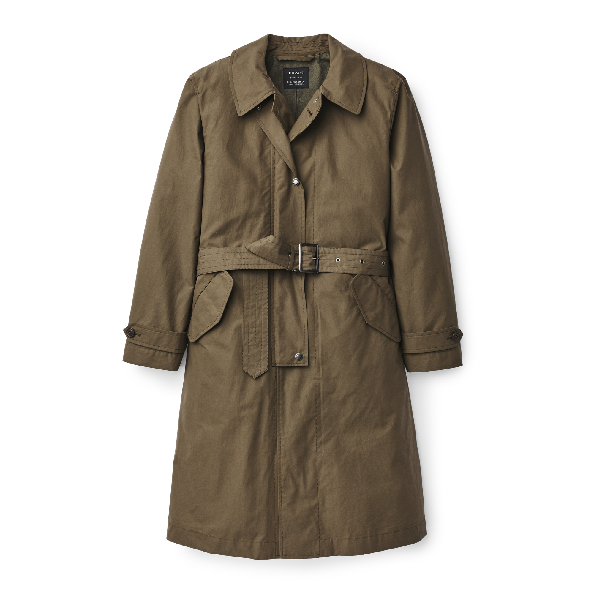 Women's Sawyer Trench Coat - Marsh Olive