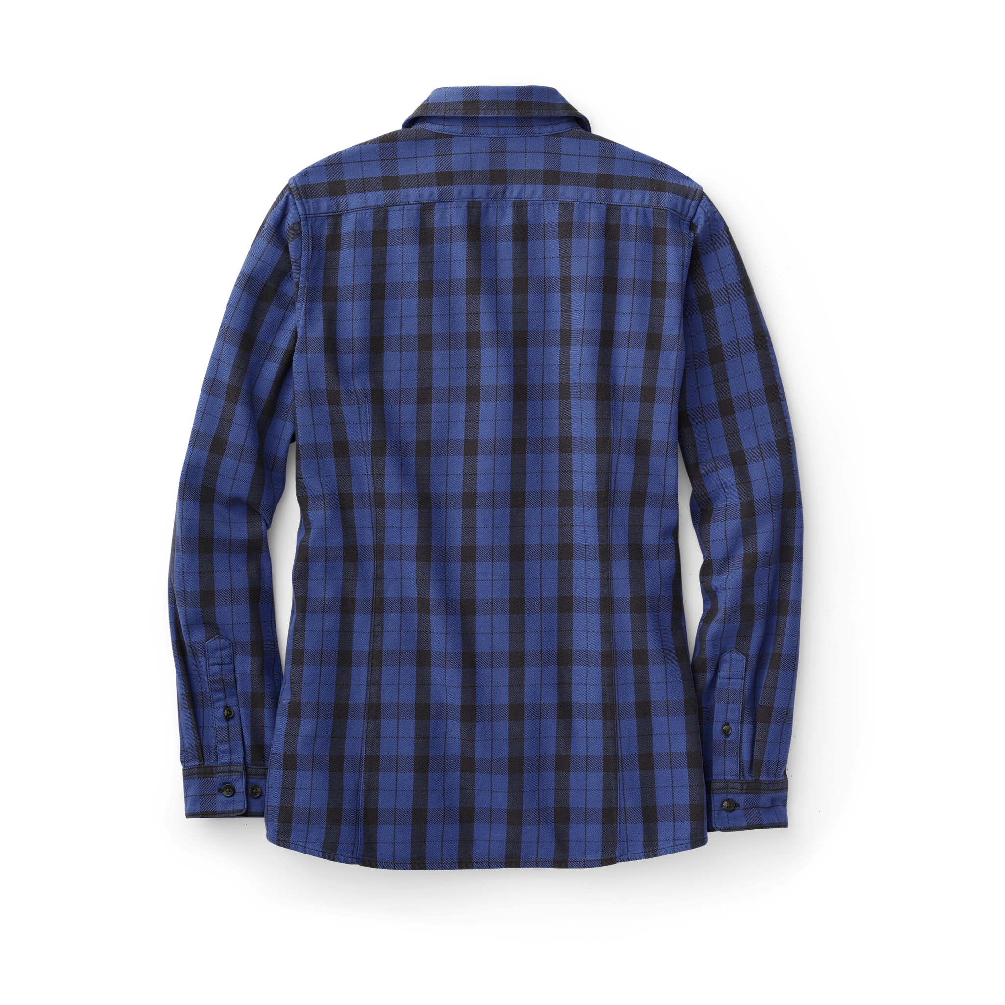 Women's Vintage Wash Alaskan Guide Shirt - Cobalt/black - Image 3